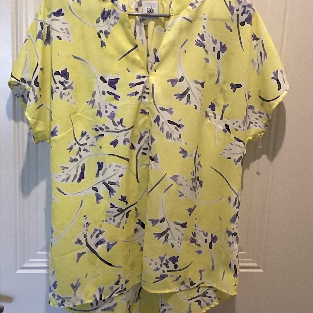 Lightweight Yellow Floral Print Men's Shirt